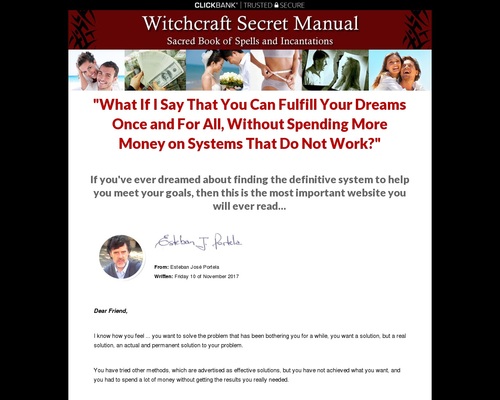 Witchcraft Secret Manual. 75% - Great Sales!