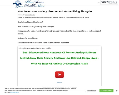 Anxiety Disorder – Blue Heron Health News