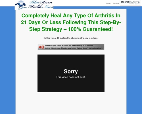 Cure Arthritis Naturally - Blue Heron Health News