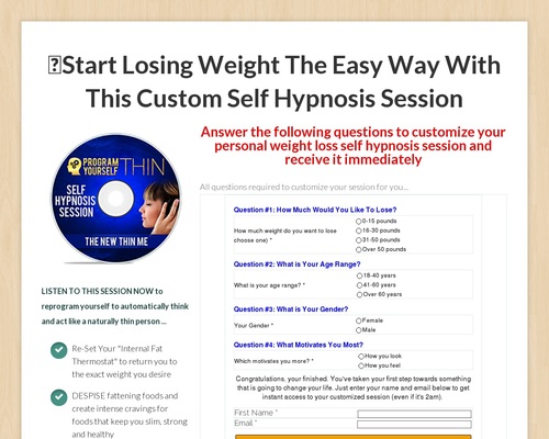 PYT Free Weight Loss Self Hypnosis