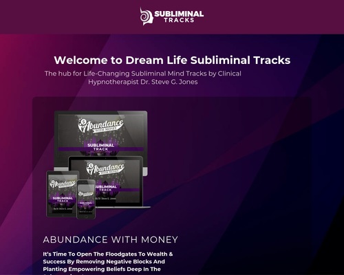 Subliminal Tracks – By Dr. Steve G. Jones