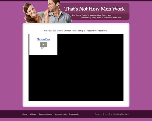 That's Not How Men Work - NEW Offer for Women