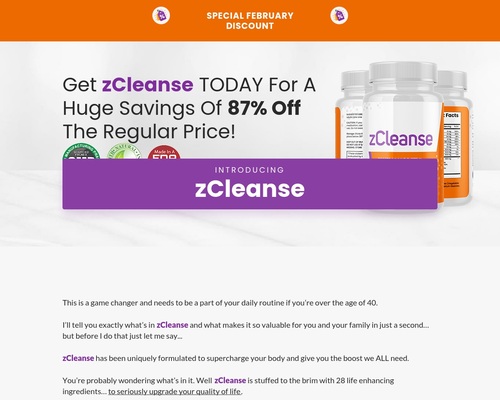 zCleanse - 85% Commisssion